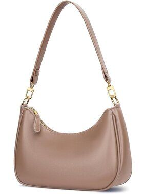 Women's Khaki 1 Zipper Cute Hobo Purses Retro Clutch Tote Shoulder Bags